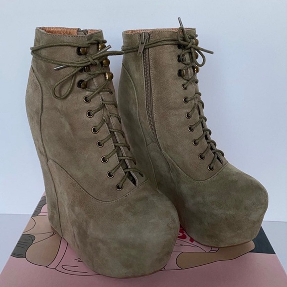 Jeffrey Campbell taupe damsels - Picture 1 of 6